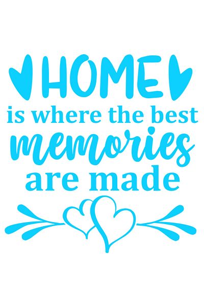 StoryGift Romania Sticker Eticheta 40CM Exterior cu inimioare si textul ""Acasa" este locul in care sunt "facute
