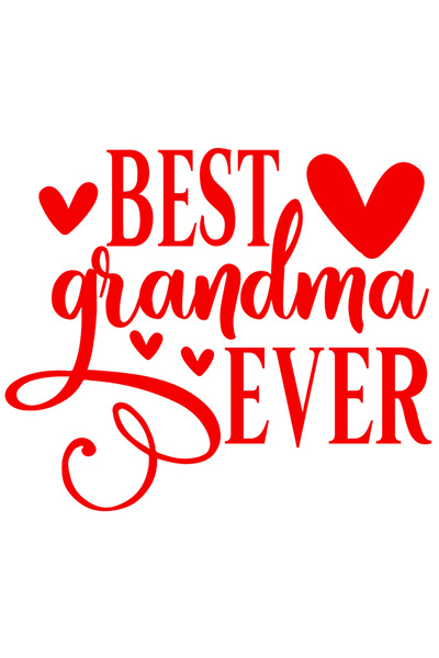 StoryGift Romania Sticker Exterior cu inimioare pentru cea mai tare bunica di...