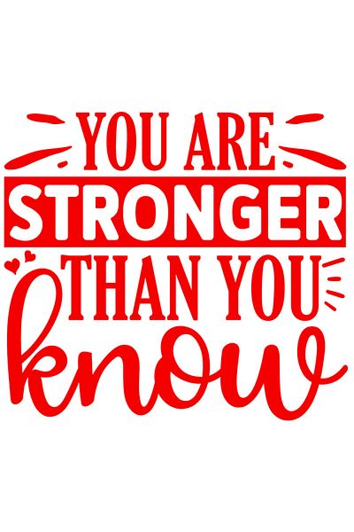 StoryGift Romania Sticker Autocolant 30CM Exterior cu mesajul in engleza "You are stronger than you know" - esti
