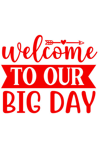 StoryGift Romania Sticker Exterior cu mesaj de bun-venit la un eveniment impo...