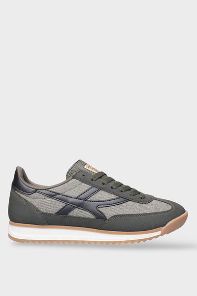 Liger Ανδρικά Λινά Αθλητικά Παπούτσια Casual KHAKI