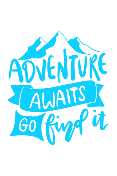 StoryGift Romania Sticker Autocolant 30CM Exterior cu munti si mesaj care te indeamna sa te duci sa gasesti aven