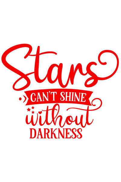 StoryGift Romania Sticker Autocolant 30CM Exterior cu textul "Stelele nu pot ...