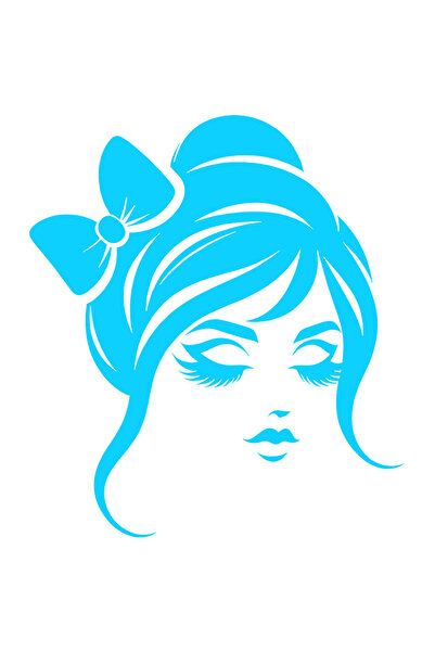 StoryGift Romania Sticker Autocolant 70CM Exterior cu o fata frumoasa care ar...