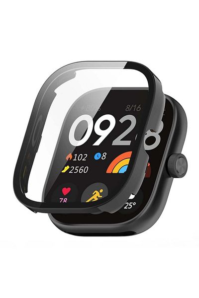 SKYDDAR INNOVATION 360° Ultra-Thin Anti-Shock Protective Case for Xiaomi Redmi Watch 4, Full Screen - Black