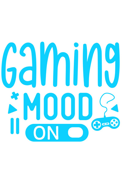 StoryGift Romania Sticker Eticheta 40CM Exterior pentru persoanele pasionate de jocuri video cu textul "Gaming m