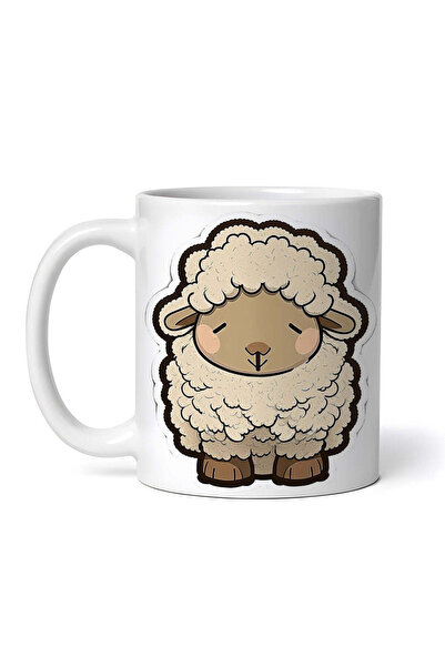 OEM Εξατομικευμένη λευκή κούπα, Merino Sheep, INOVATIX®. 330ml