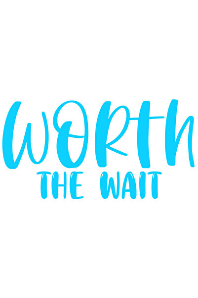 StoryGift Romania Sticker Eticheta 50CM Exterior cu mesajul in engleza "Worth...