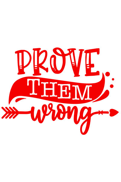 StoryGift Romania Sticker Exterior cu mesajul "Dovedeste-le ca s-au inselat" ...