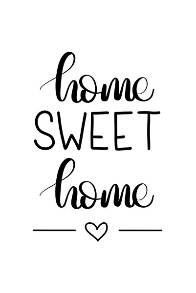 StoryGift Romania Sticker Eticheta 40CM Exterior cu inimioara si textul "Home...