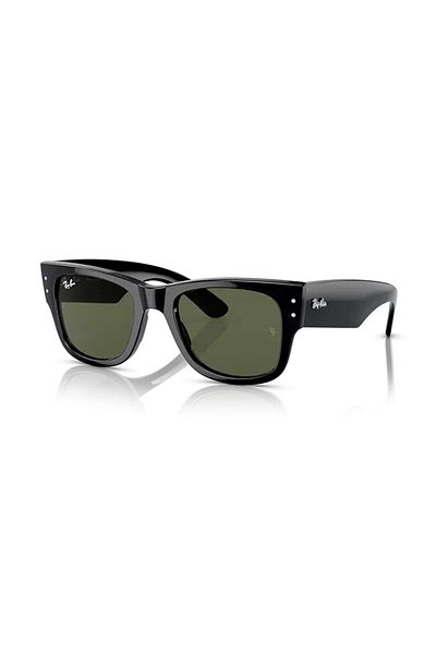 Ray-Ban Rb 0840s 90131 51 Mega Wayfarer Unisex Black Bone Sunglasses