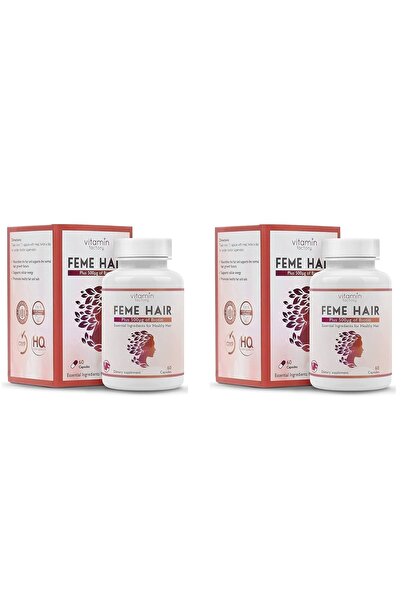 Vitamin Factory فيم هير 60 كبسولة، عبوة من 2