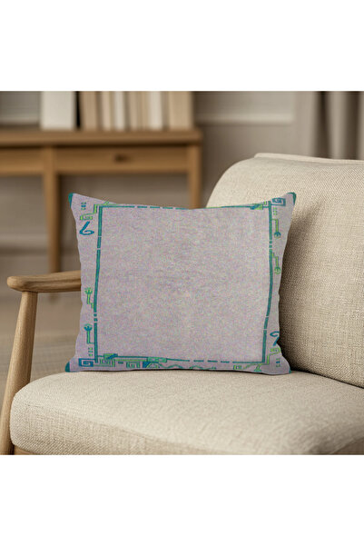 TURKISHRUG KINGDOM غطاء وسادة مربع الشكل على شكل الأناضول التقليدي