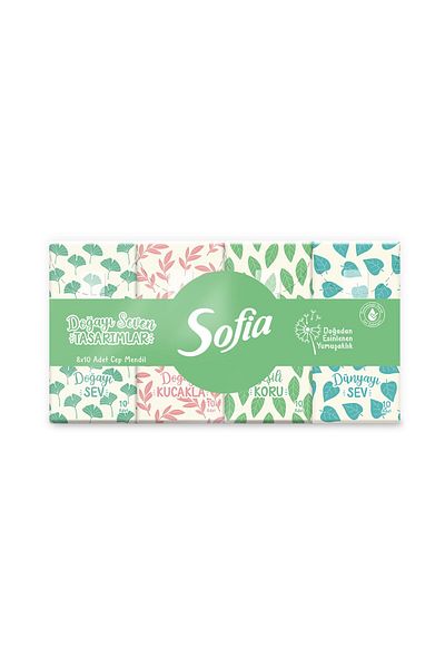 Sofia Pocket Handkerchief 8 Pcs