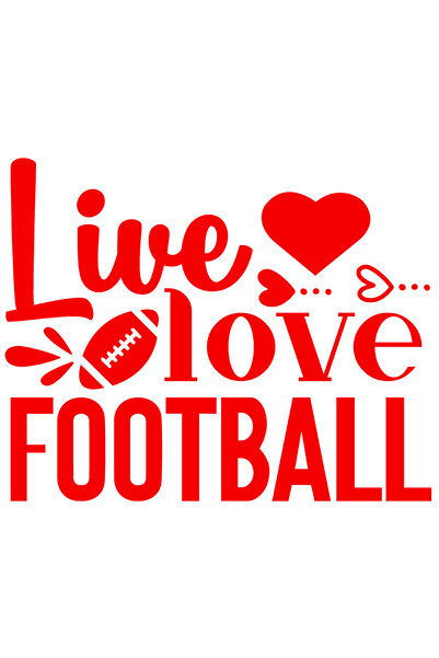 StoryGift Romania Sticker Eticheta 40CM Exterior cu inimioare si textul "Live...