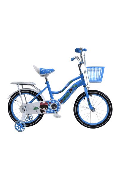 Mini Baby Girls' bike, blue, size 12