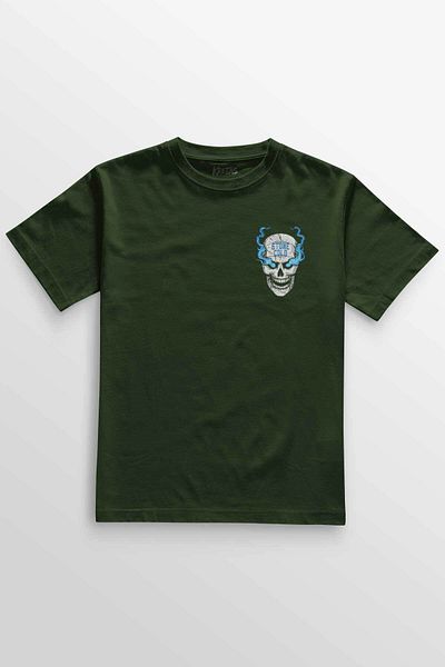 Kretas Μπλουζάκι Unisex Χακί Stone Cold Wwe Fight Gym Sports Fighting Minimal μπλουζάκι με στάμπα μπροστά