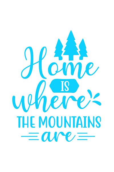 StoryGift Romania Sticker Eticheta 40CM Exterior cu brazi si textul "Acasa este acolo unde sunt muntii" , Vinyl