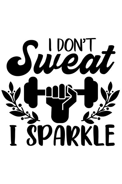 StoryGift Romania Sticker Autocolant 70CM Exterior cu mesajul "Eu nu transpir...