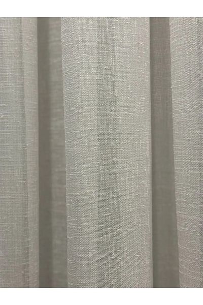 ervin Linen Tulle Curtain Bohemian Linen Tulle Ecru Ironing Not Want 1/2 Sparse Pleat