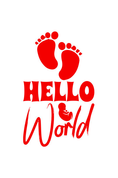 StoryGift Romania Sticker Autocolant 70CM Exterior cu un bebelus si textul "B...