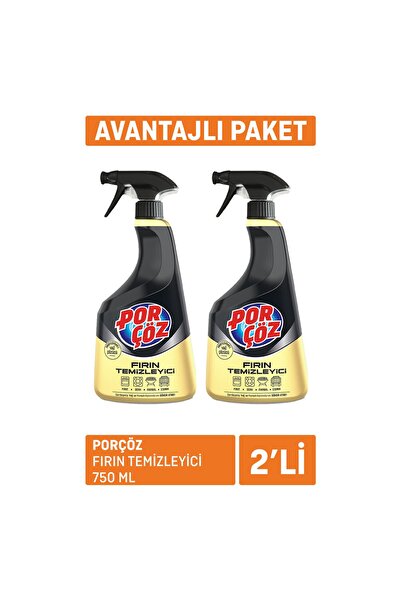 Porçöz Fırın Temizleyici 2x750 Ml