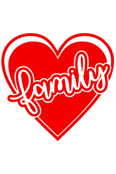 StoryGift Romania Sticker Eticheta 40CM Exterior cu inimioara pentru cei care...