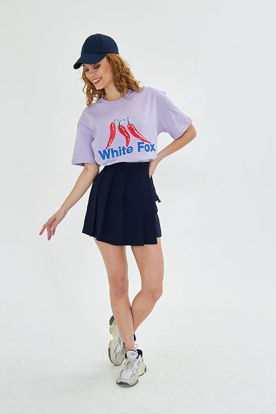 The Champ Clothing Tricou cu decolteu tip Biber pentru femei Wf White