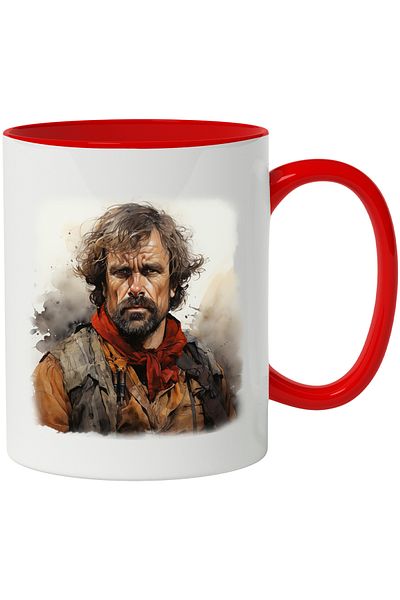 StoryGift Romania Mug With Peter Dinklage, Actor, Celebrity, Movies, GOT, Multicolor 330 ml, Ceram, With ,STG.