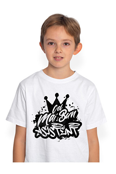 StoryGift Romania Tricou Copii Baieti Pentru Cel Mai Bun Asistent, Apreciere,...