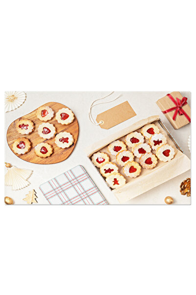 StoryGift Romania Tablou Canvas Delicii De Craciun: Biscuiti Linzer