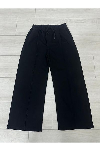 Sevda Kılınç Wide Leg Jeans with Stripes