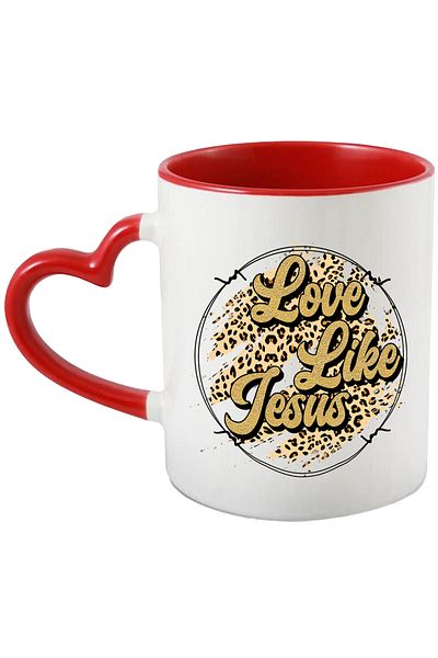 StoryGift Romania Cana Cu Mesajul "love Like Jesus", Religie, Ilustratie, Credinta, Iubeste Ca Iis, Cu ,stg