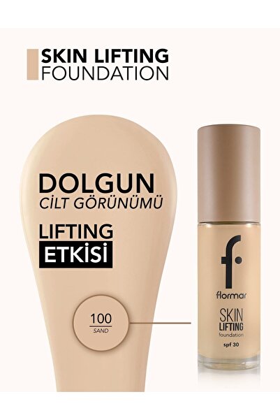 Flormar Skin Lifting Foundation 100 Sand