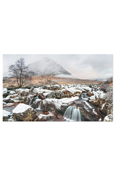 StoryGift Romania Tablou Canvas 90 X 60cm Zapada Etive Mor: Munti, Cascade, R...