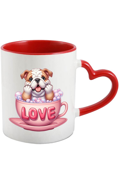 StoryGift Romania Cana Cu Un Catel Vesel | Ilustratie | Sta Intr-o Ceasca | M...