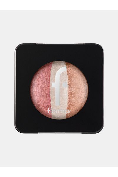 Flormar Baked Blush-On, 053 Pinky Trio