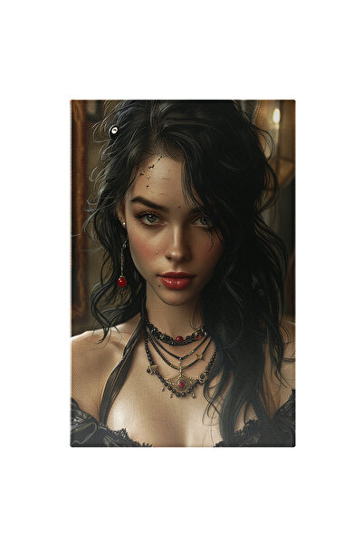 StoryGift Romania Tablou Canvas: Vestimentație De Culoare Negru Vibrant Pe O ...