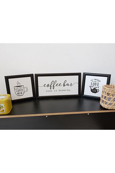 Wooden Factory Kitchen, Tea, Coffee Corner, Plastic Frame Table Set