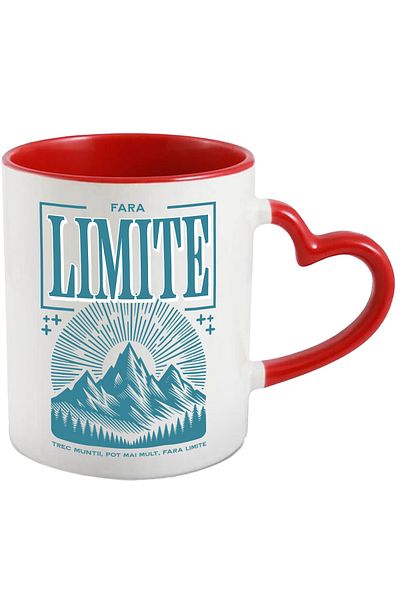 StoryGift Romania Mug without limits, mountains pass, motivated, nature, camping, 330ml, Ceramic with Handle, With, STG.