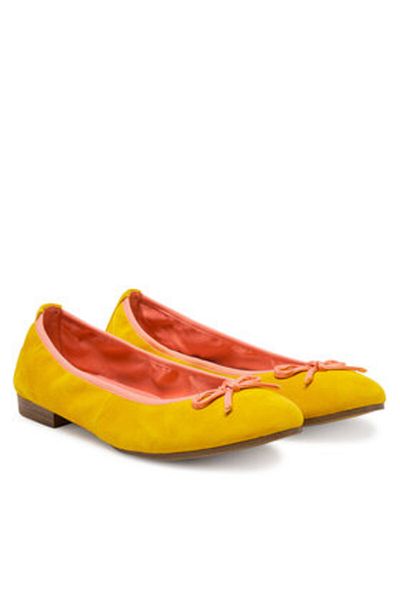 Tamaris tamaris women's ballerinas 1-22166-44 yellow