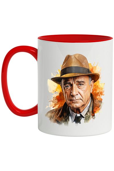 StoryGift Romania Mug With Harrison Ford, Indiana Jones, Movie, Character, Multicolor 330 ml, Ceramic, With ,STG.