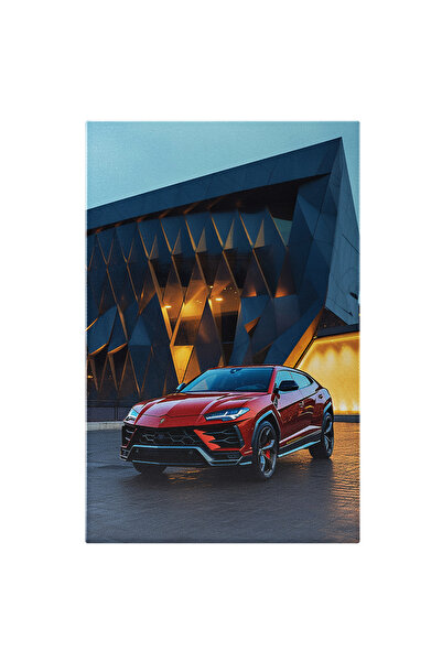 StoryGift Romania Tablou Canvas: Masina De Lux Lamborghini Urus - Pentru Pasionati Scumpa Pictura Digitala