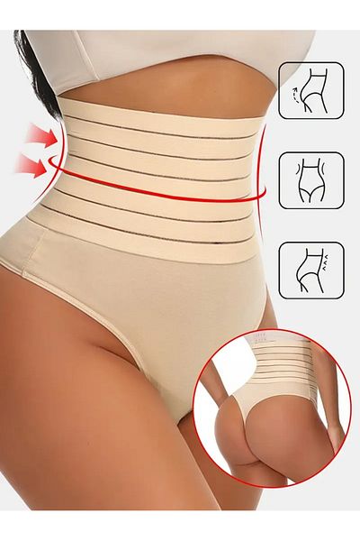 MİSTİRİK Chiloți cu talie elastică pentru ridicarea abdomenului model Flerna