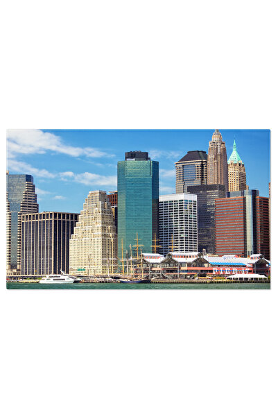 StoryGift Romania Tablou Canvas Urban In Manhattan, Skyline, Downtown, America, Raul East. 2935