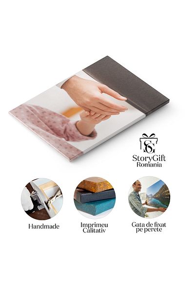 StoryGift Romania Tablou Canvas - Legatura Dintre Tata Si Copil, Momente Tandre, Esenta Vietii