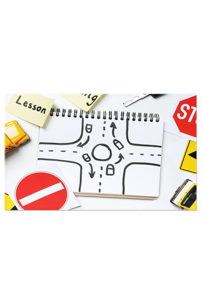 StoryGift Romania Tablou Canvas: Concepte De Siguranta Rutiera - Siguranta Ru...