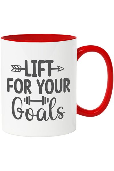 StoryGift Romania Mug with the text in English "Lift for your goals" - lift for your goals, With ,STG.