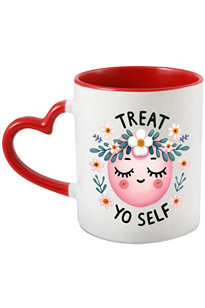 StoryGift Romania Cana Cu Mesajul "treat Yo Self", Ilustratie, Motivational, ...