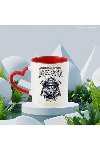 StoryGift Romania Dare to Dream Mug - Courage at Every Step, 330ml, Ceramic with Heart Handle, With ,STG.